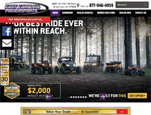 Tablet Screenshot of eastcarolinapowersports.com